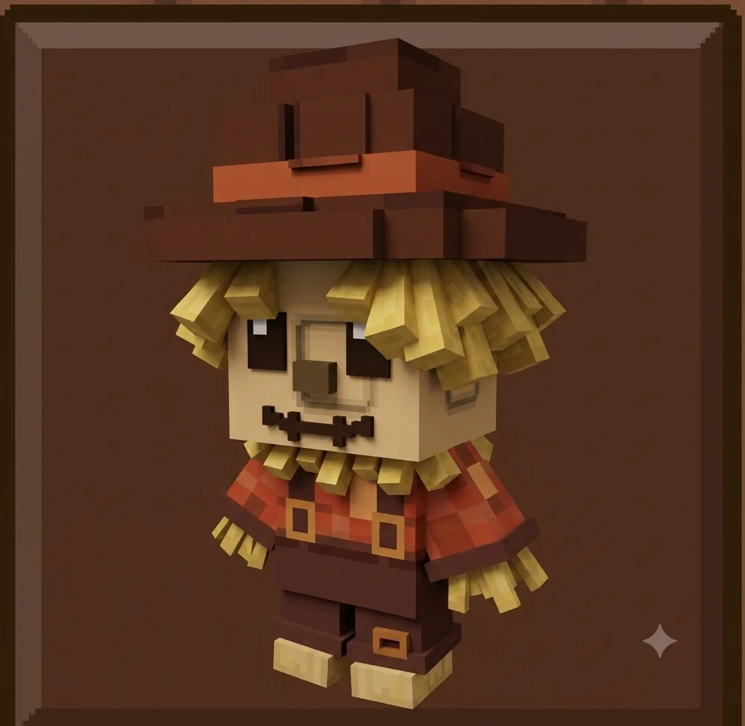 x1 SCARECROW - NEW FALL HARVEST WORLD PET (Mythic)