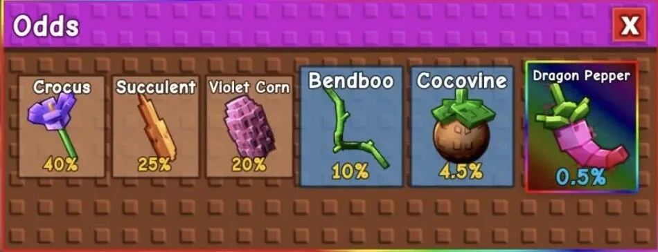10x Exotic Crafters Seed Packs