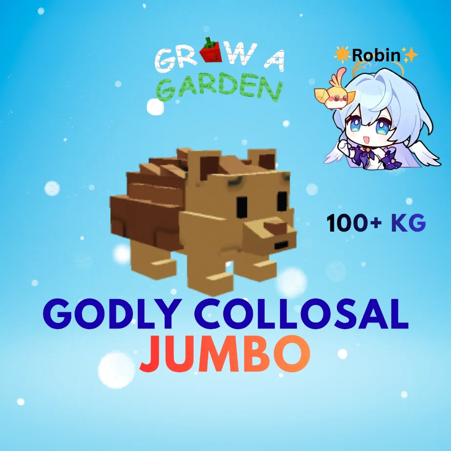 GODLY Collosal JUMBO Hedgehog - 100+KG - Grow a Garden — Account account