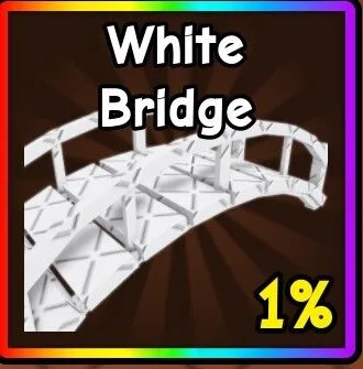 WHITE BRIDGE x1 GROW A GARDEN 2 FAST DELIVERY ! CHEAPEST ! (VIA MAILBOX)