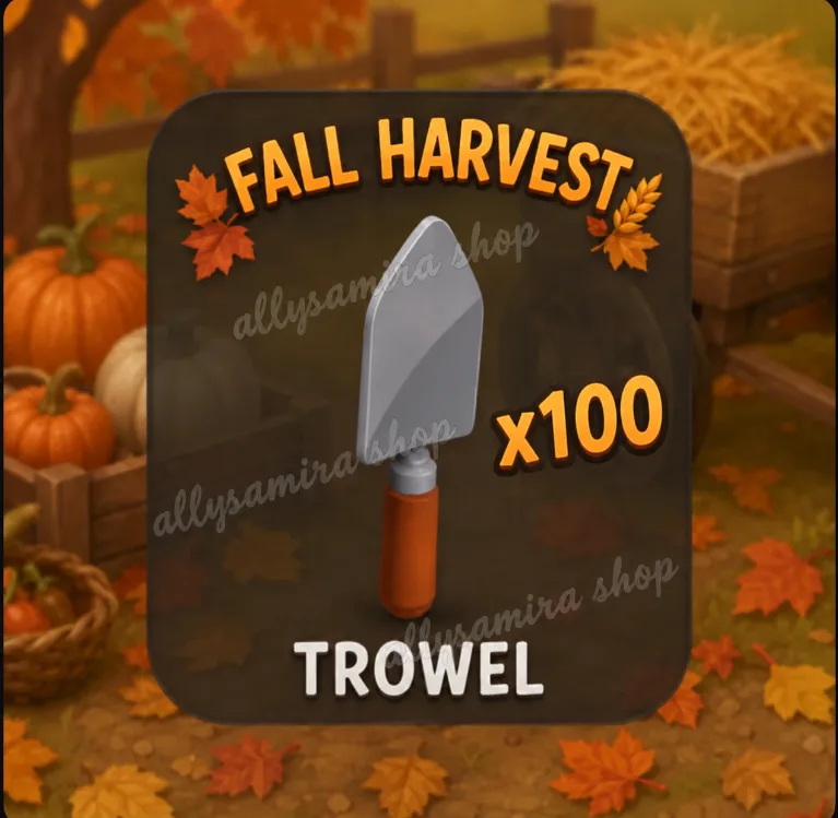 x100 Trowel Fall Harvest World