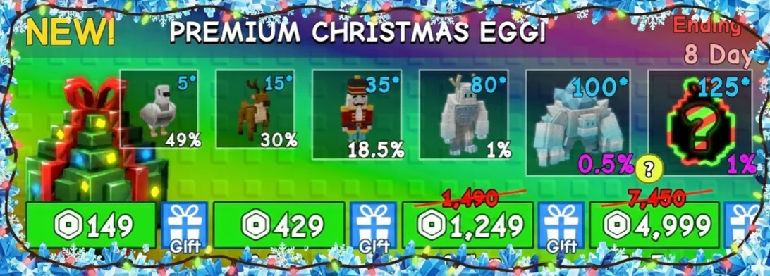 NEW PREMIUM CHRISTMAS EGG - 10PCS PREMIUN EGG -PER PURCHASE — Account account