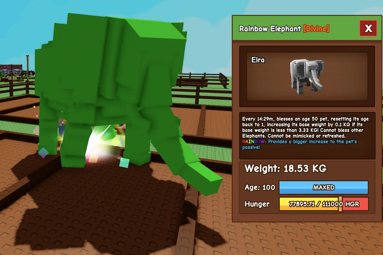 Rainbow Elephant 18Kg