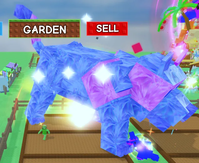 Rainbow Titanic Diamond Panther 80kg+ Age 100 Big Size New Divine Huge Titan Pet