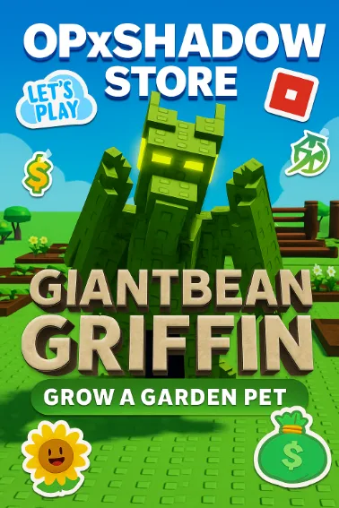 GiantBean Griffin - NON DUPE Grow a Garden PET (Giantbean mutated ) GRIFFIN ) Griffeen / Greffen TRUSTED SAFE & FAST DELIVERY - LEGIT aGriffin — Account account