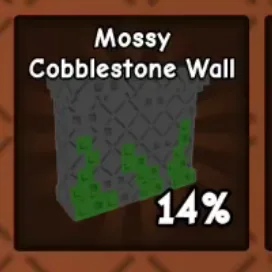 x1 Mossy Cobblestone Wall