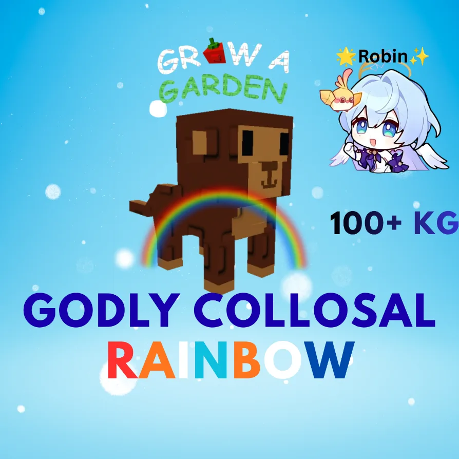 GODLY Collosal Rainbow Monkey - 100+KG - Grow a Garden — Account account