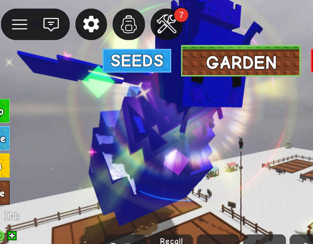 Rainbow Colossal Godly Titan Queen Bee 104kg+ Age 100 Maxed Biggest Rainbow — Account account