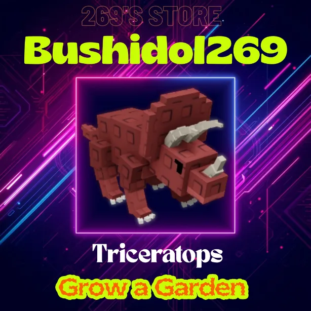 Triceratops Grow a Garden Fast Delivery 2 6 9 's Store — Account account