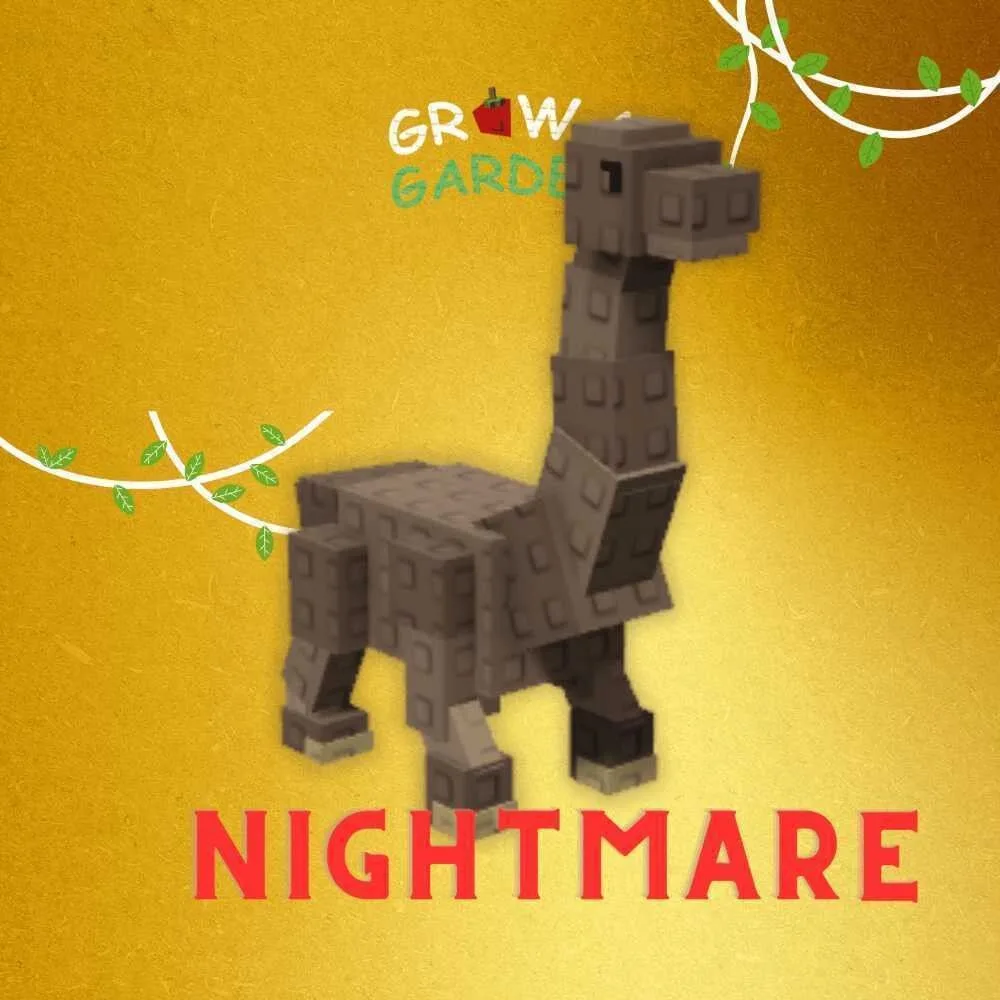 Nightmare Brontosaurus - Grow a Garden — Account account