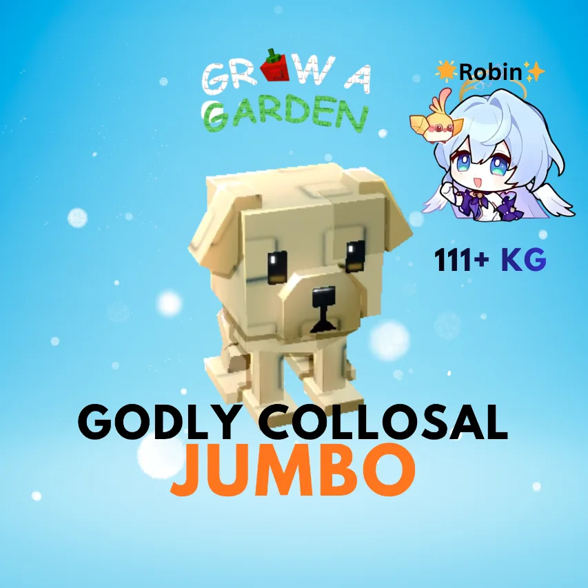 Godly Collosal JUMBO / Nightmare Bone Dog - 111+KG - 5s CD - Ez Seed - Grow a Garden — Account account