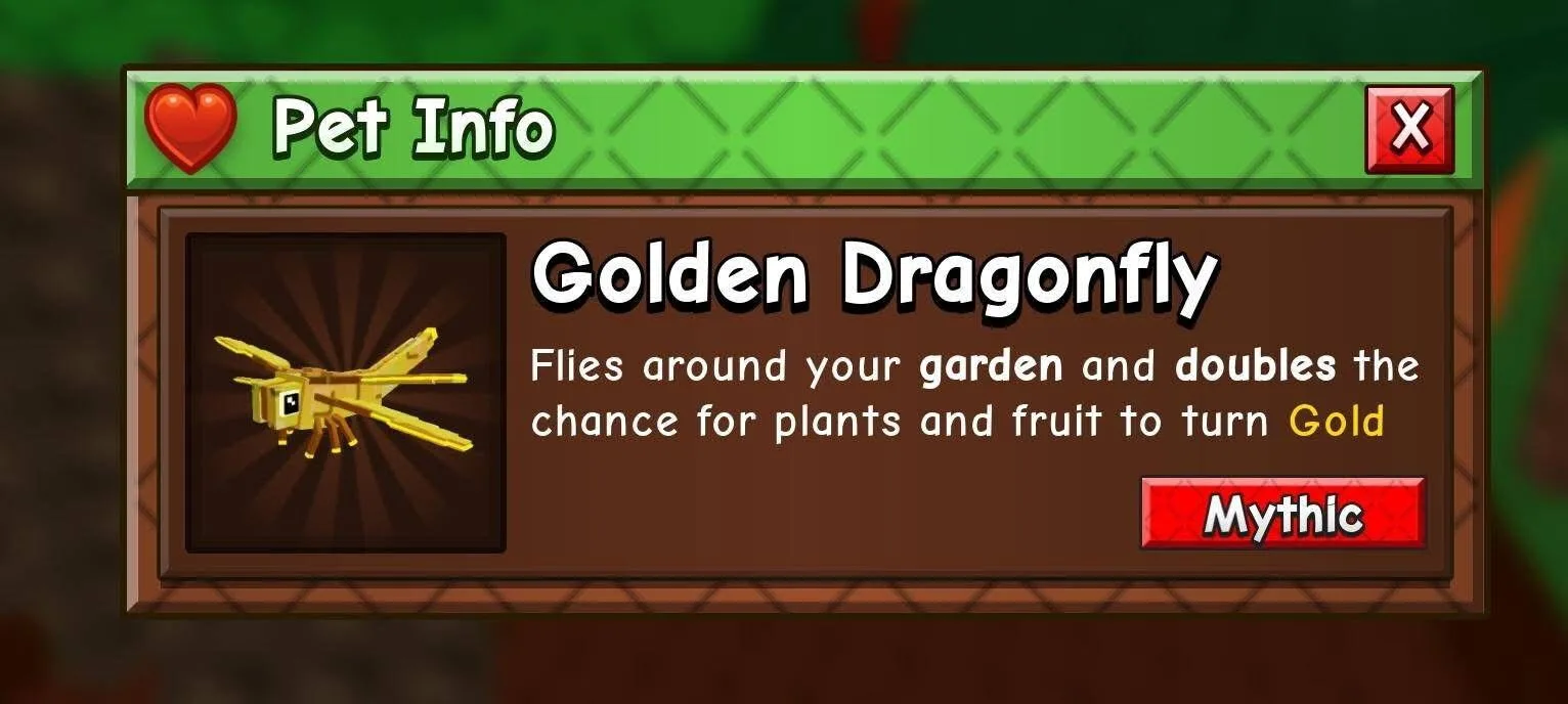 Golden Dragon Fly Grow a Garden 2 Quick Delivery Real Stock Trusted Seller — Account account