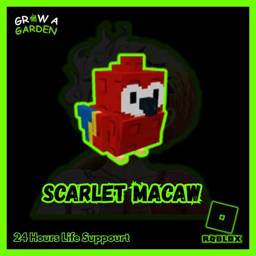 MEGA SCARLET MACAW GROW A GARDEN — Account account