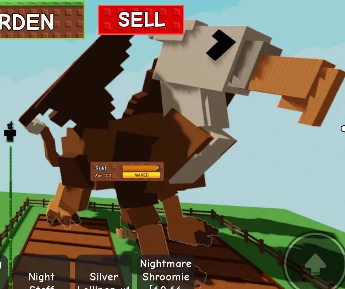 Jumbo Titanic Huge Mega Griffin 60kg+ Age 100 Maxed