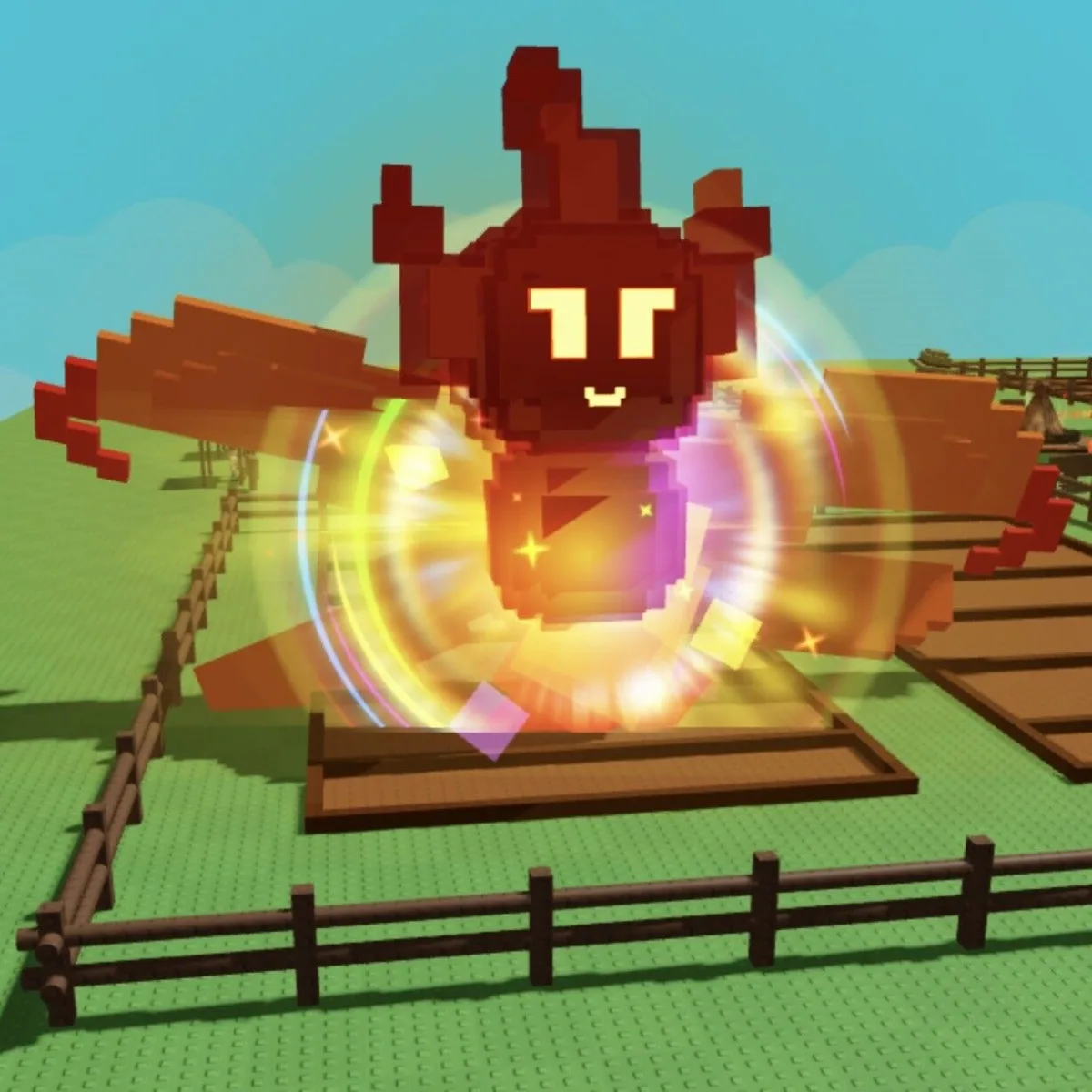 Level 500 - Transcendent Fire Wisp 285.17 kg - Non Dupe - CLEAN No Toy