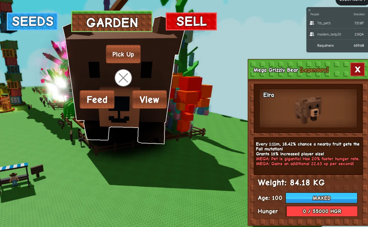 TITANIC HUGE GIANT MEGA GRIZZLY BEAR (MEGA MUTATION) 84.18KG 100AGE // CLEAN // CHEAP // RUSH // RARE
