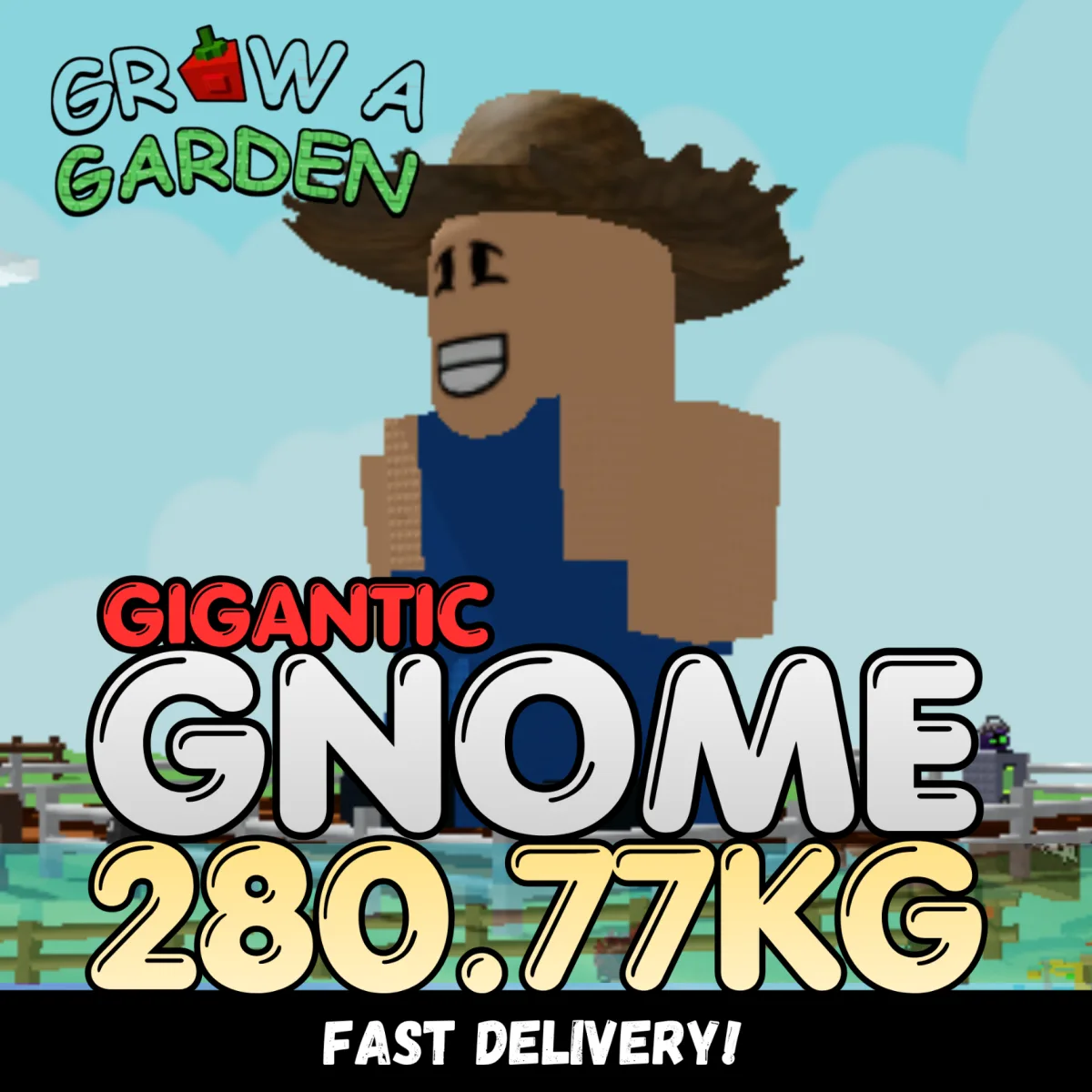 GIGANTIC Gnome 280.77KG Huge Age 500 INSTANT DELIVERY