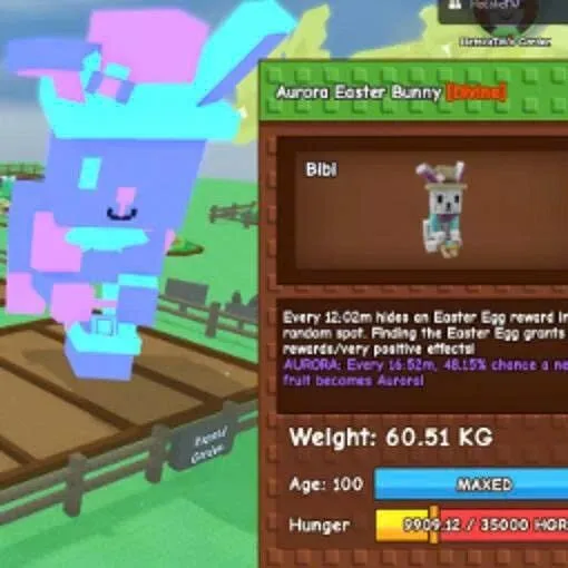60kg+ Aurora Easter Bunny super handsome and cute