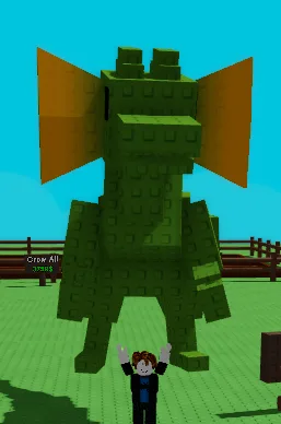 Grow A Garden - Giant Bean dilophosaurus