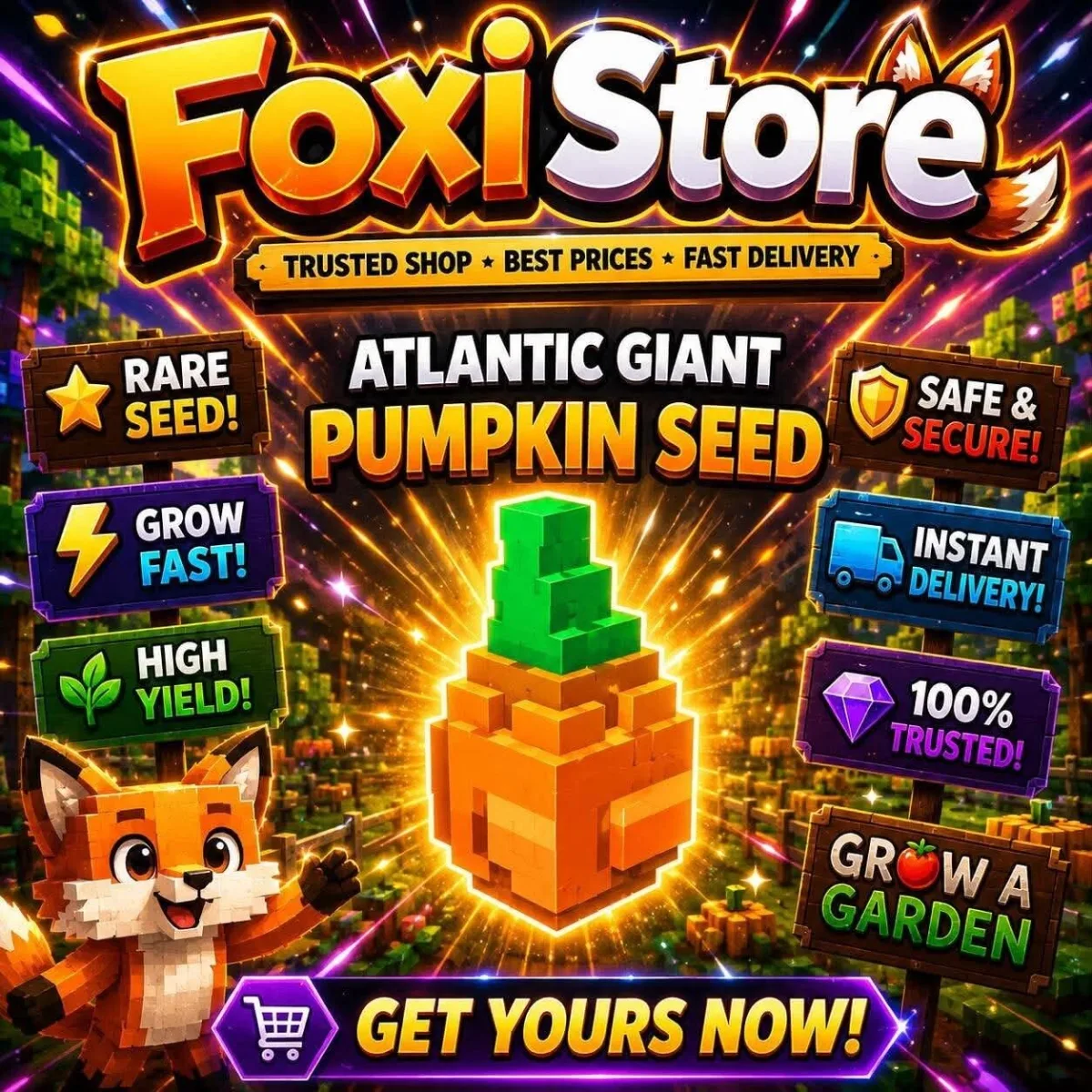 Atlantic Giant Pumpkin Seed (Legendary)