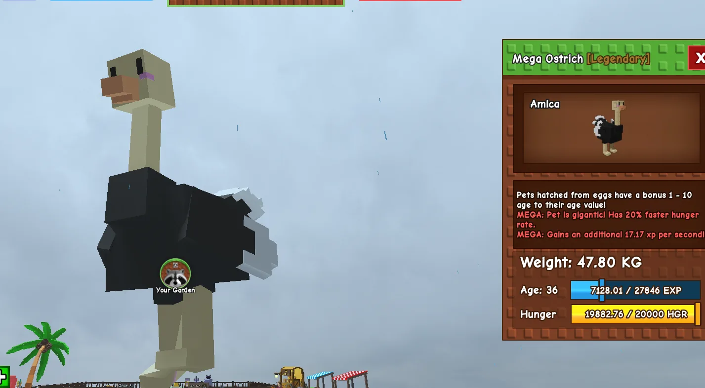 Colossal 11.43kg base Mega Ostrich