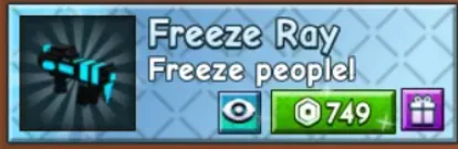 freeze ray — Account account