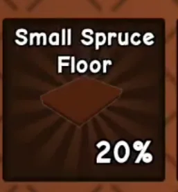 x1 Small Spruce Floor
