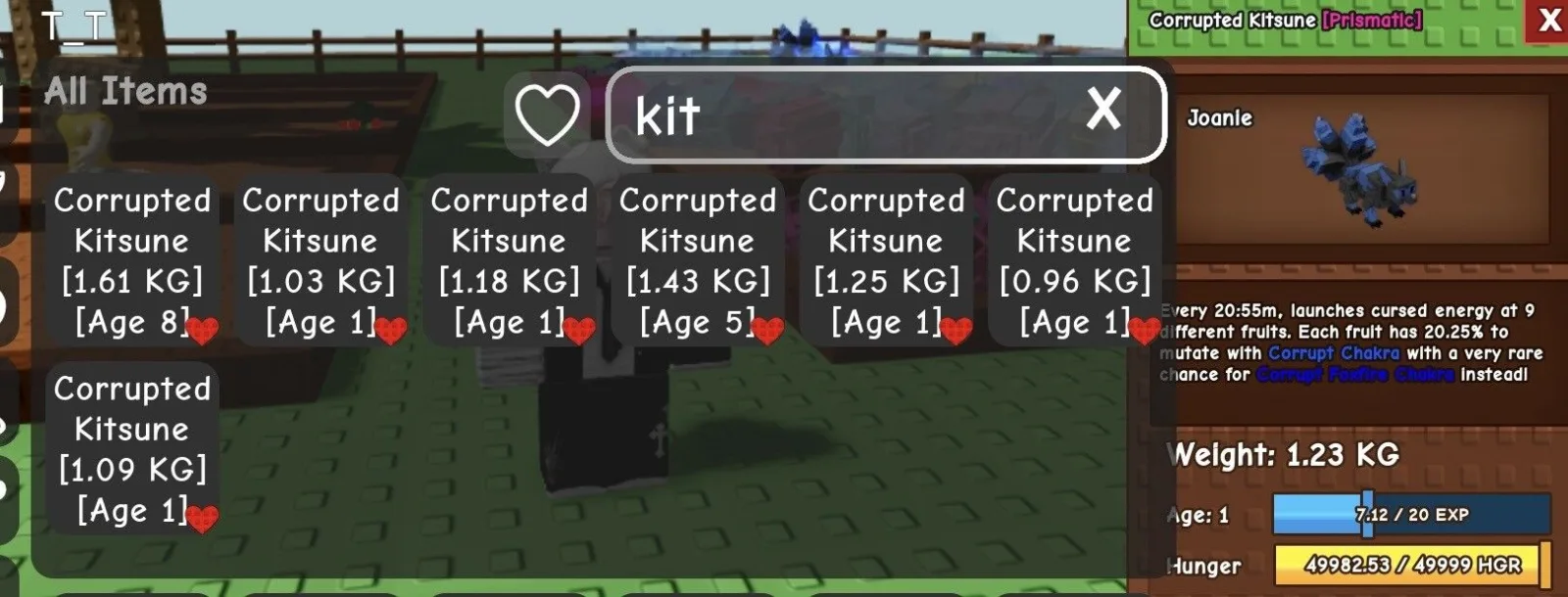 Corrupted Kitsune GAG Pets
