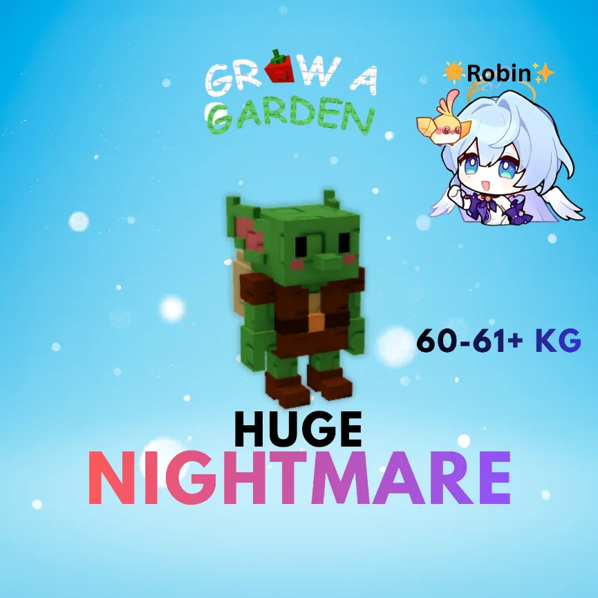 HUGE Nightmare Goblin - 60-61+KG - Grow a Garden — Account account