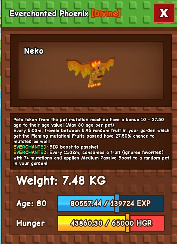 Everchanted Phoenix Divine 7KG