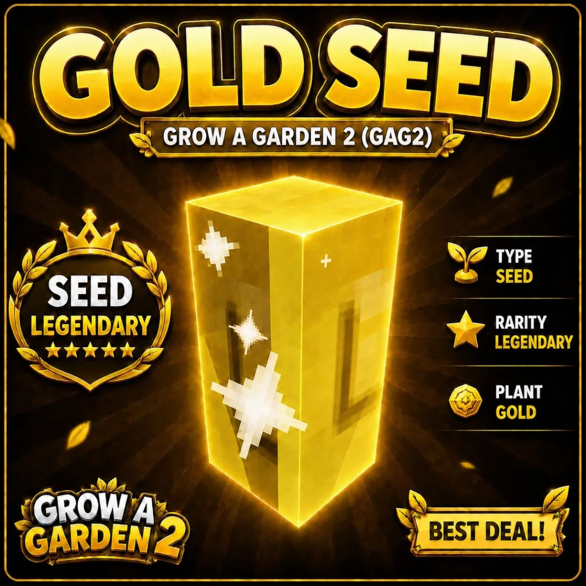 Gold Seed (Legendary) — Account account