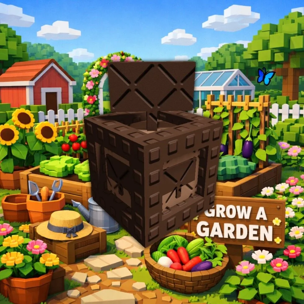 Sign Crate Grow A Garden 2 (Rare)