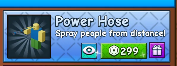Power Hose Gear pass — Account account