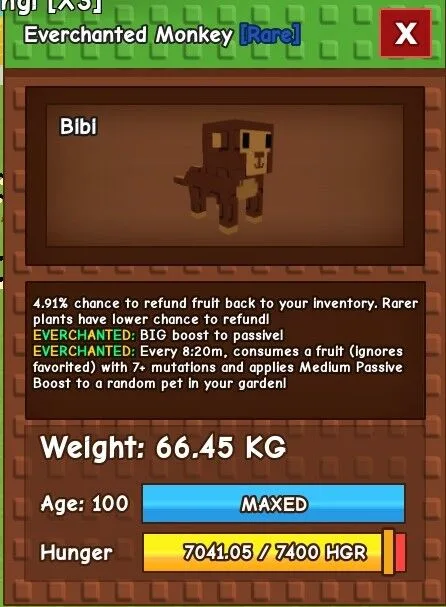 Huge Everchanted Monkey 66kg — Account account