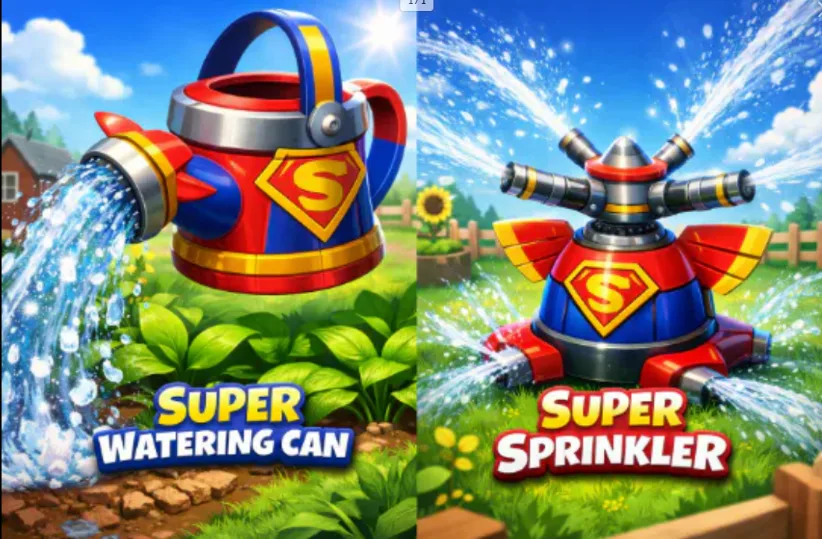 12 x SUPER WATERING CAN 8X SUPER SPRINKLER
