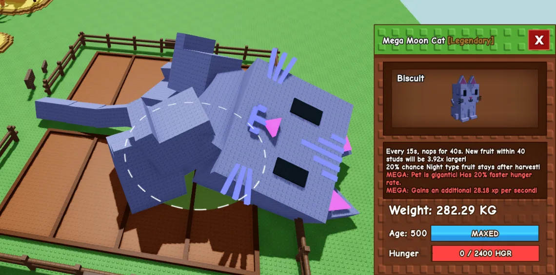 282.29kg Mega Moon Cat