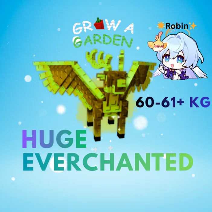 HUGE Everchanted Gilded Choc Peryton -60-61+KG - New Super Cool Mutation - Grow a Garden — Account account