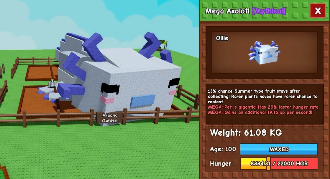 61.08kg Mega Axolotl — Account account