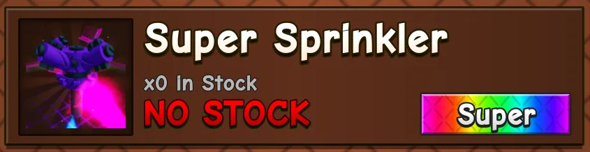 SUPER SPRINKLE