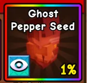 Ghost Pepper Seed (1 chance in the shop) Super Cheap Op! - Grow a Garden 2 Limited Stock Only — Account account