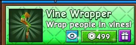 Vine Wrapper 499R - Grow a Garden 2 — Account account