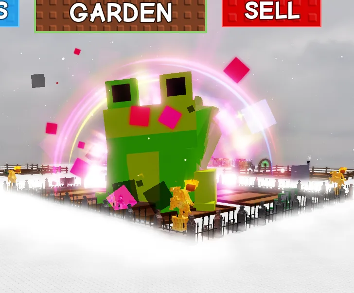 Rainbow Hatch Nightmare Mistletoad Huge - 60+KG - Grow a Garden — Account account