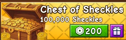 100K SACK OF SHECKLES — Account account
