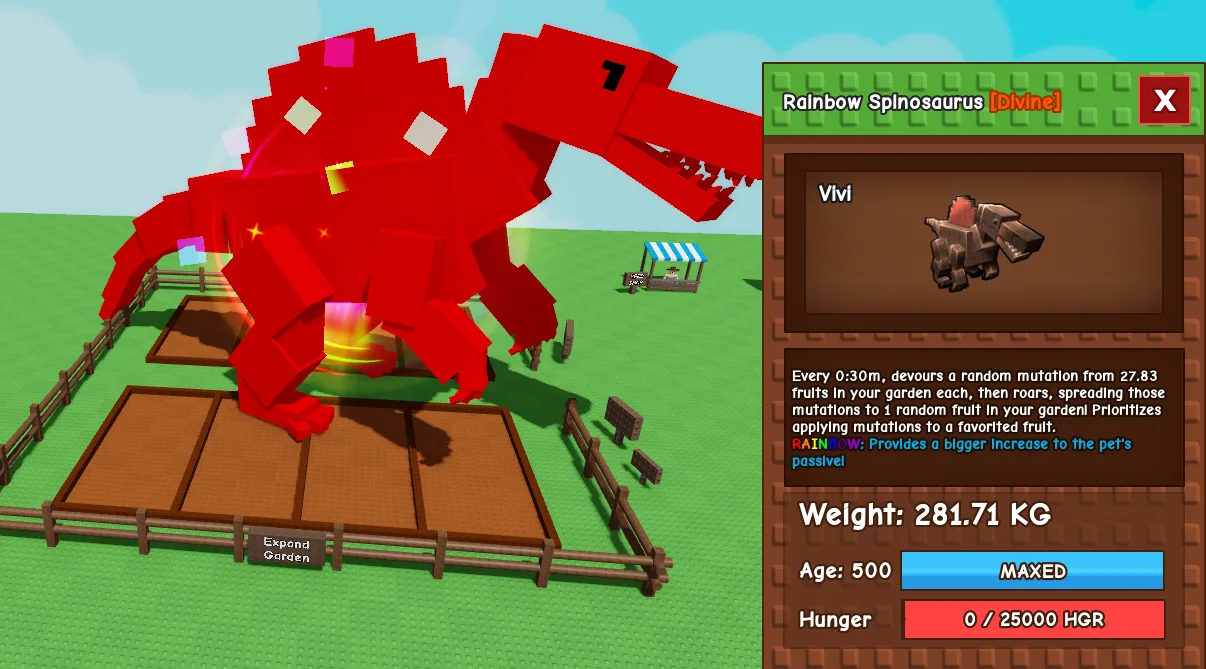 281.71kg+ Rainbow Spinosaurus