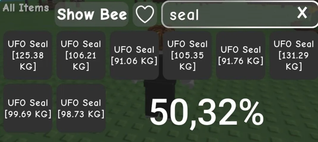 Seal 50 Passive (8 Pcs) (50,32 Total Passive) Mutation Ufo Bundle Seal Packaging Seal Pack Seal For Hatch Egg — Account account