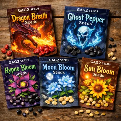 1x Dragon's Breath + Ghost pepper + Moon Bloom + Hypon BLoom + Sun Bloom seed 20 get 1 (Super)