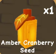 Amber Cranberry Seed Super Rarity Maple Seed