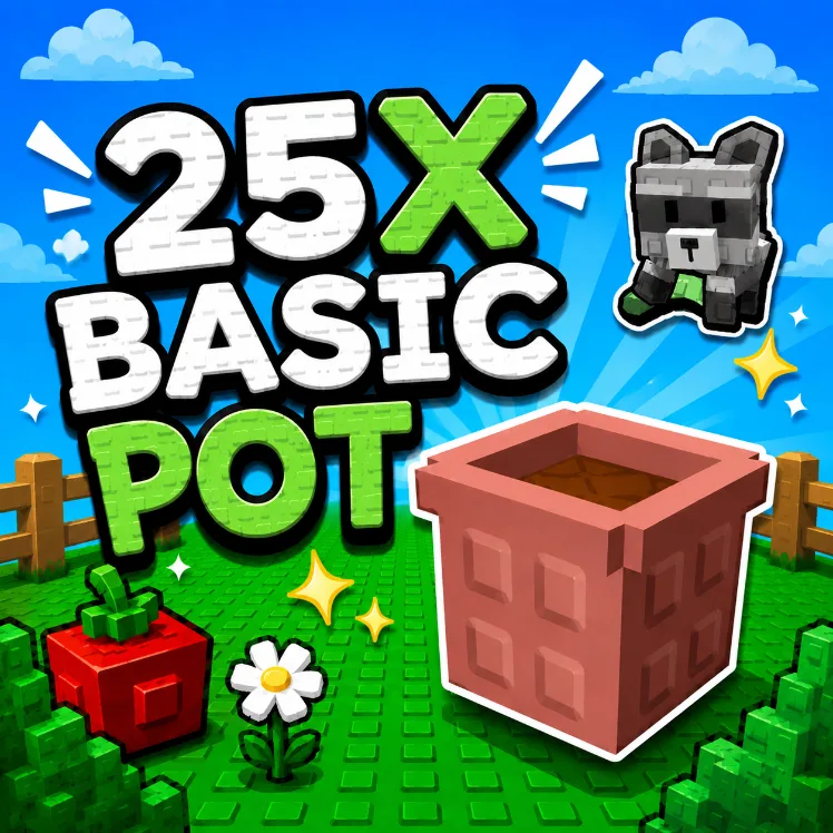 25x Basic Pot - INSTANT DELIVERY!