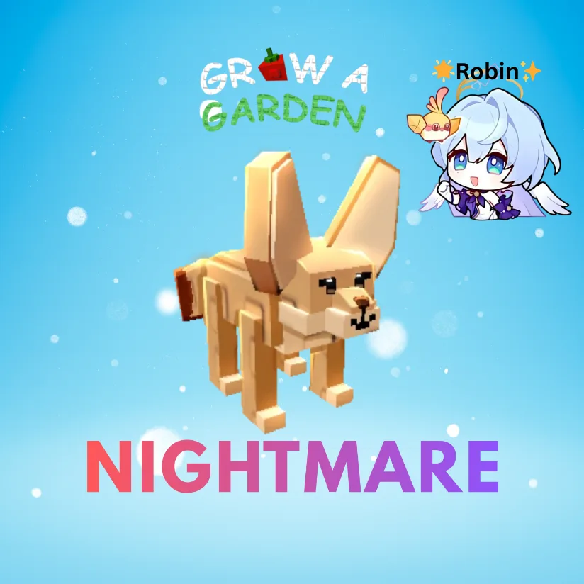 Nightmare Fennec Fox - Grow a Garden — Account account