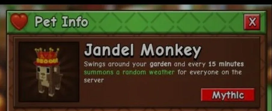 Jandel monkey (Mythic)
